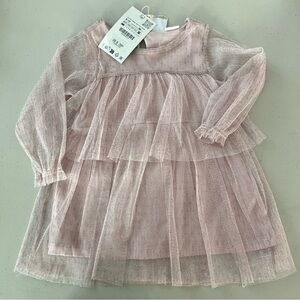 Zara Soft Pink Tulle Dress